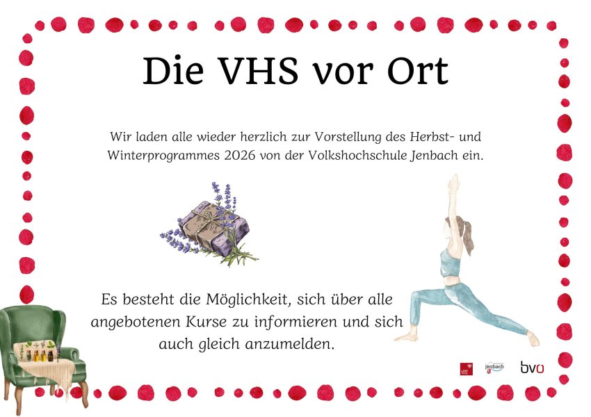 Die VHS vor Ort